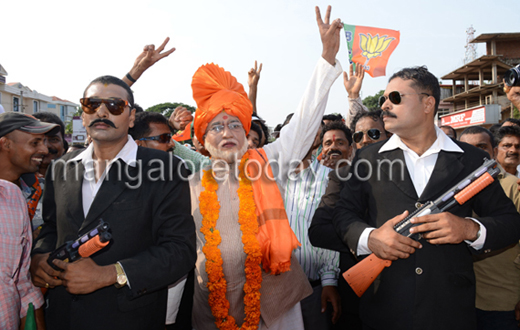 BJP Victory Rally in Mangalore